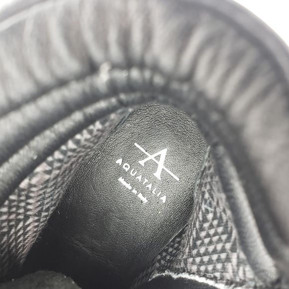 AQUATALIA Women's Mayra Boot Black Size 5 Weatherproof Lace-Up Quilted - Picture 12 of 12